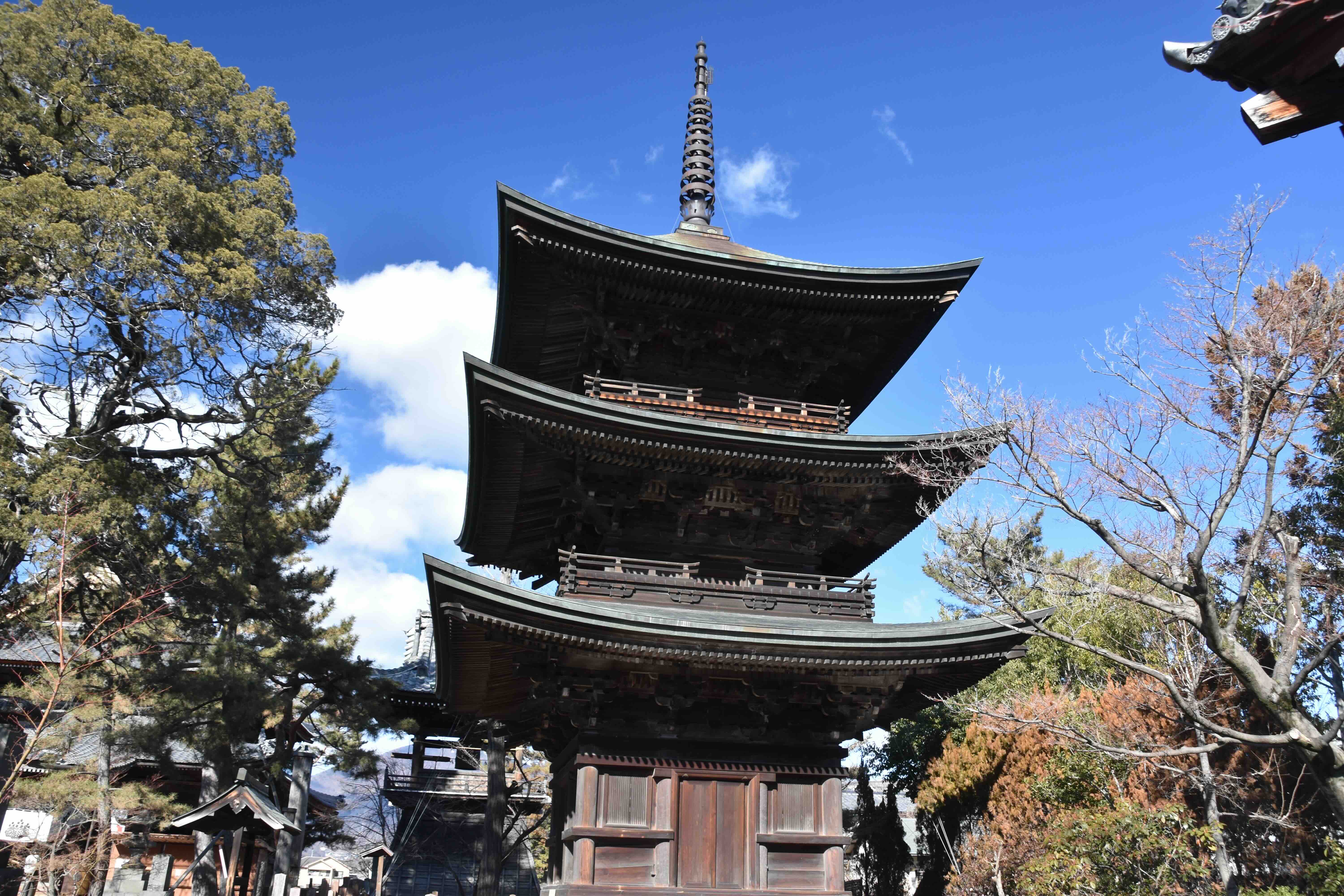 信濃国分寺三重塔 信濃国分寺三重塔